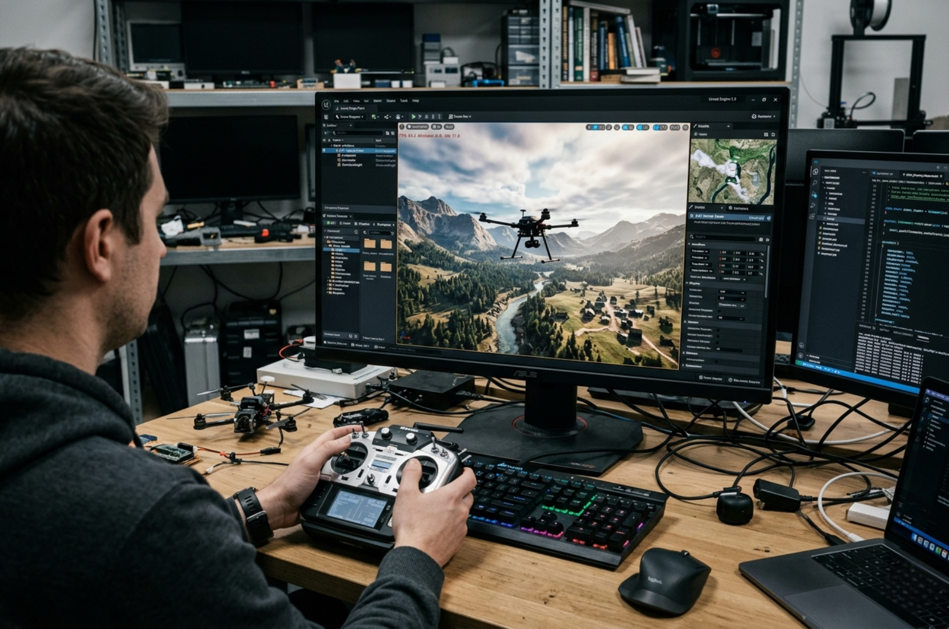 Symulacja UAV w Unreal Engine
